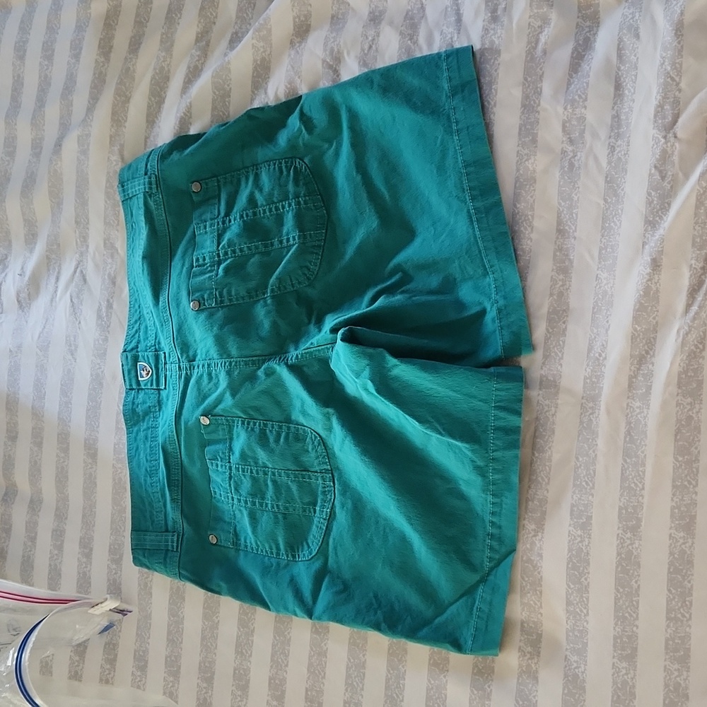 Kuhl Splash 5.5 Performance Shorts Everglade Teal Turquoise Size 8 Eight Women’s - Picture 3 of 3
